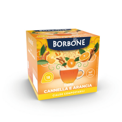 Caffè Borbone Tisana Cannella e Arancia 18 Cialde Ese