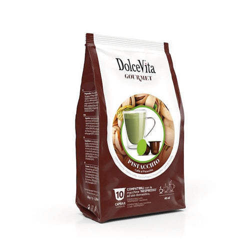 Caffè Dolcevita Miscela Pistacchio 10pz. capsule comp. Nespresso* - Espressos